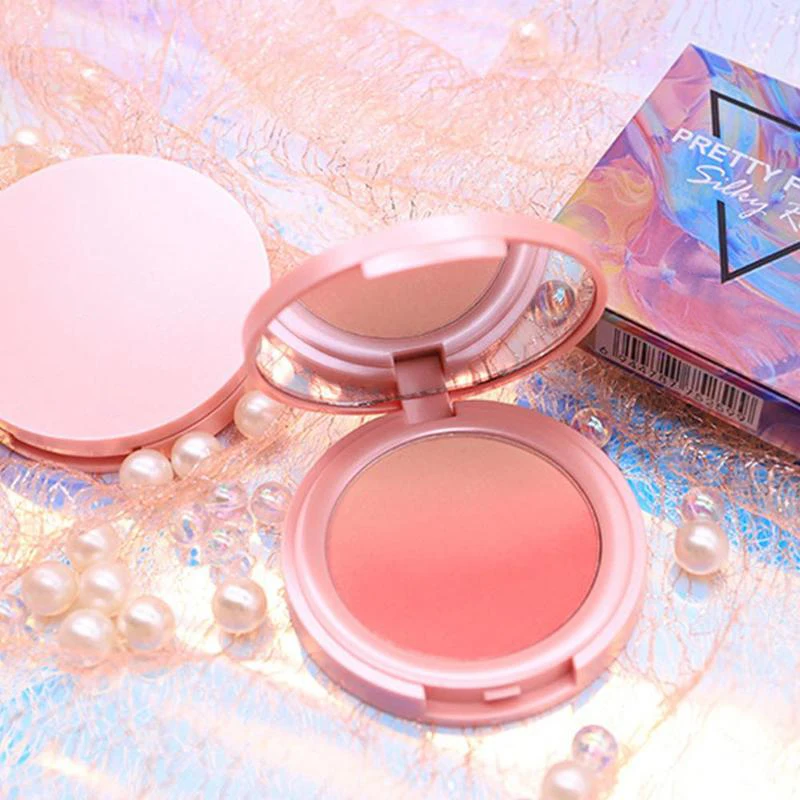 

Blush Makeup Palette 4 Color Mineral Powder Peach Red Rouge Lasting Natural Hawthorn Cheek Tint Waterproof Blusher Cosmetic