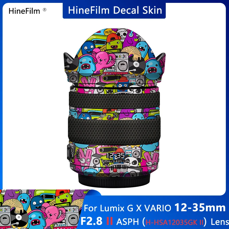 Lumix G 12-35F2.8 Ii Lens Decal Skin Wrap Cover Per Panasonic Lumix G X Vario 12-35Mm F/2.8 Ii Lens Sticker Pellicola Protettiva