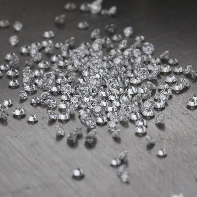 Größe 0,8mm~3,0mm 50 Stück D-Farbe Rundschliff Laborgezüchtete Lose Moissanit-Steine Testpositiv – Detail 6
