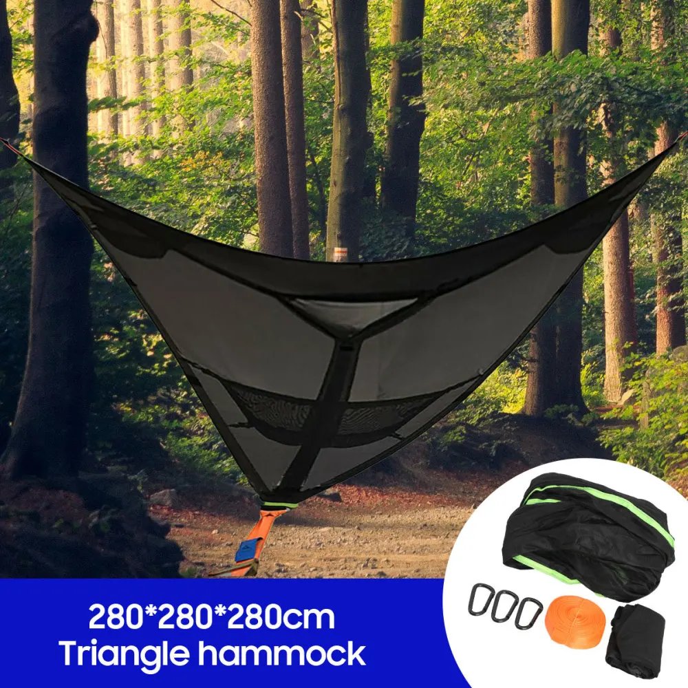 Multi-Person Hammock Triangle Air Mat Hammock Tree House Air Sky Tent