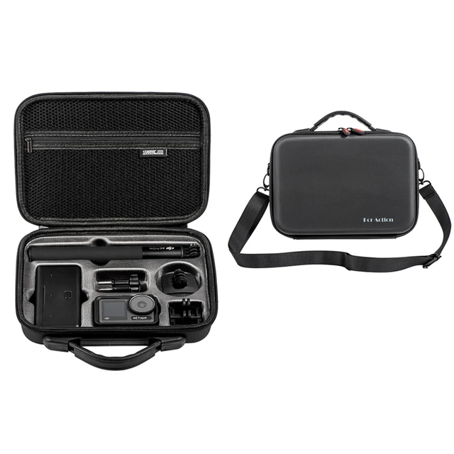 Bolsa de almacenamiento portátil, bolso de hombro a prueba de golpes para  DJI Action 4, accesorios de cámara de acción, funda protectora - AliExpress