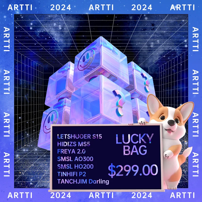 ARTTI 2024 Lucky Bag HiFi IEM Headphone DAC Headphone Cable Product Randomization Surprise 5