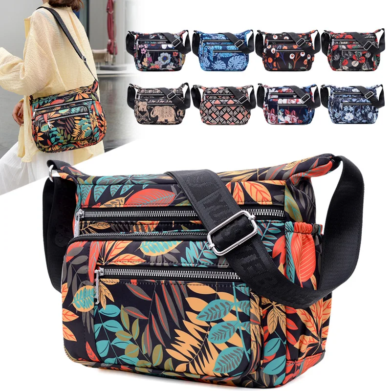 

JBTP Новая модная сумка через плечо с цветочным узором для женщин 2021 Новая повседневная сумка-мессенджер 3 в 1 сумка на плечо дорожные Сумки для дам