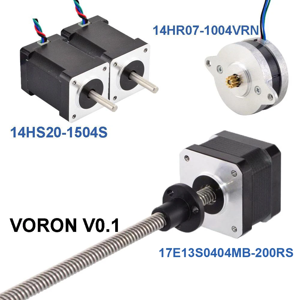 

BOM of Stepper Motors 14HS20-1504S & 14HR07-1004VRN & 17LS13-0404E-200G