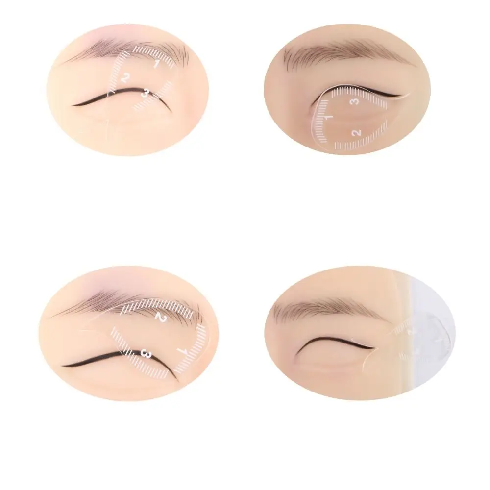 새로운 빠른 눈썹 맵핑 룰러 재사용 가능한 눈썹 디자인 룰러 초보자를 위한 1분 눈썹 모양 만들기 룰러