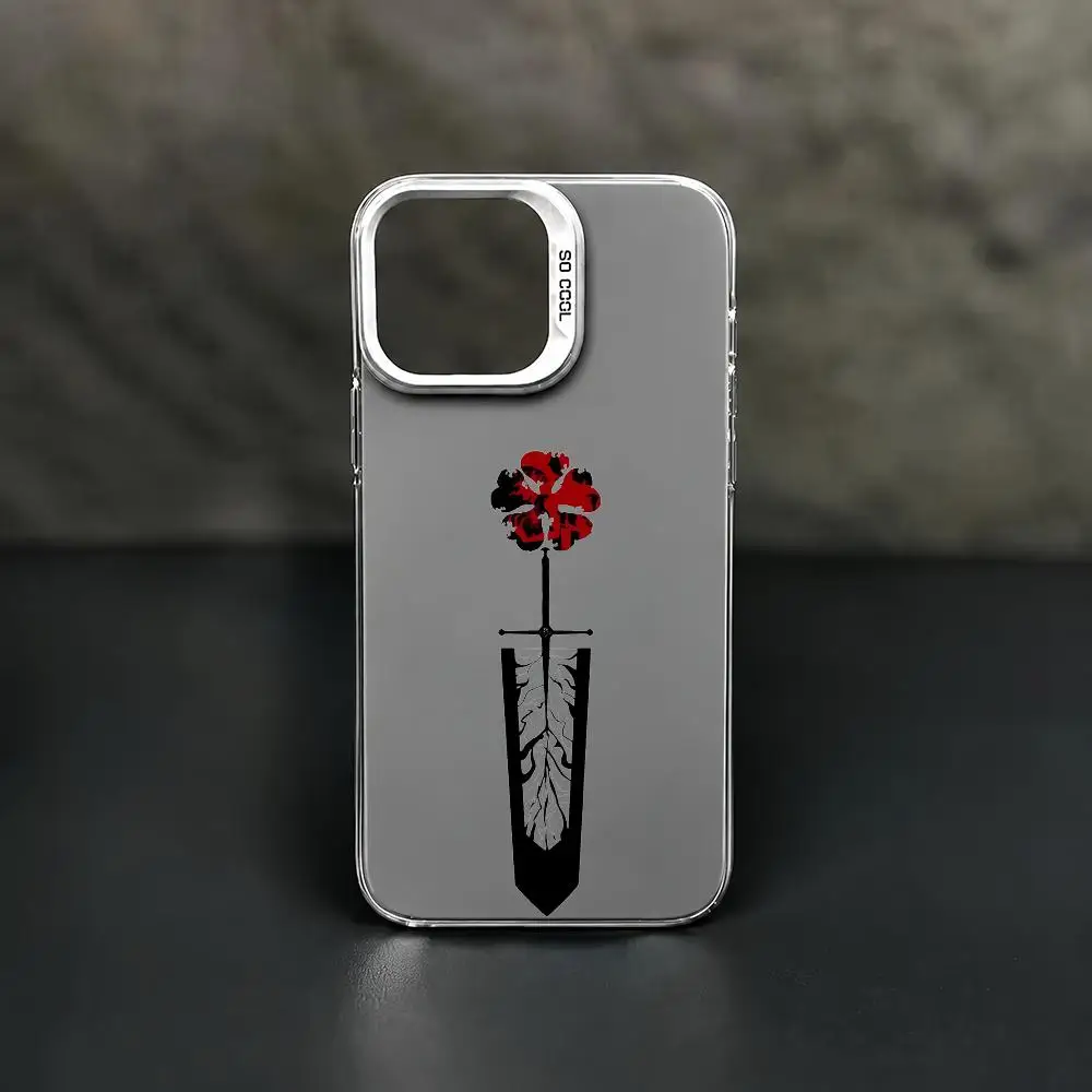Black Clover Logo Shockproof Color Gradient TPU Phone Case