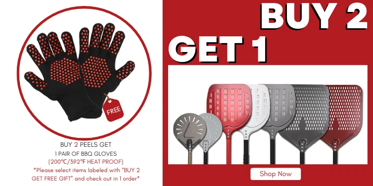 Description Picture 4 of item10 12 13 14 Inch Big Pizza Perforated Shovel Paddle Short/Long Handle for Oven Turning Peel Kitchen Utensils Pizza Baking Tools
