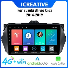 

For Suzuki Alivio Ciaz 2014-2019 9" 2.5D 2 Din Android Navigation GPS Car Multimedia Player Head Unit Stereo WIth Frame