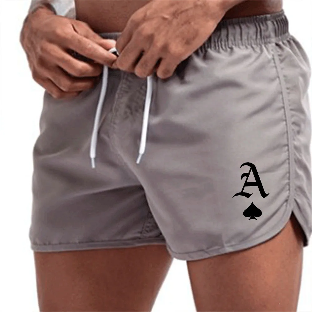 Pull rope Men's swim shorts Short swim shorts Quick dry board shorts Breathable summer surf beach shorts Sports pants 4