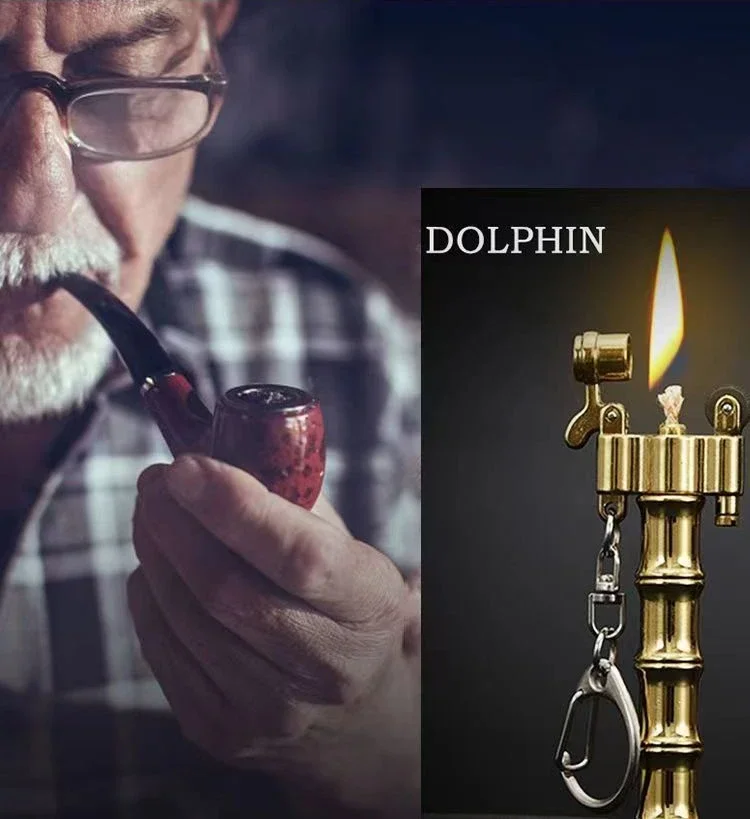 Bold Bamboo Lighter Torch Shaped Retro Kerosene Portable Easy Lighting Anywhere