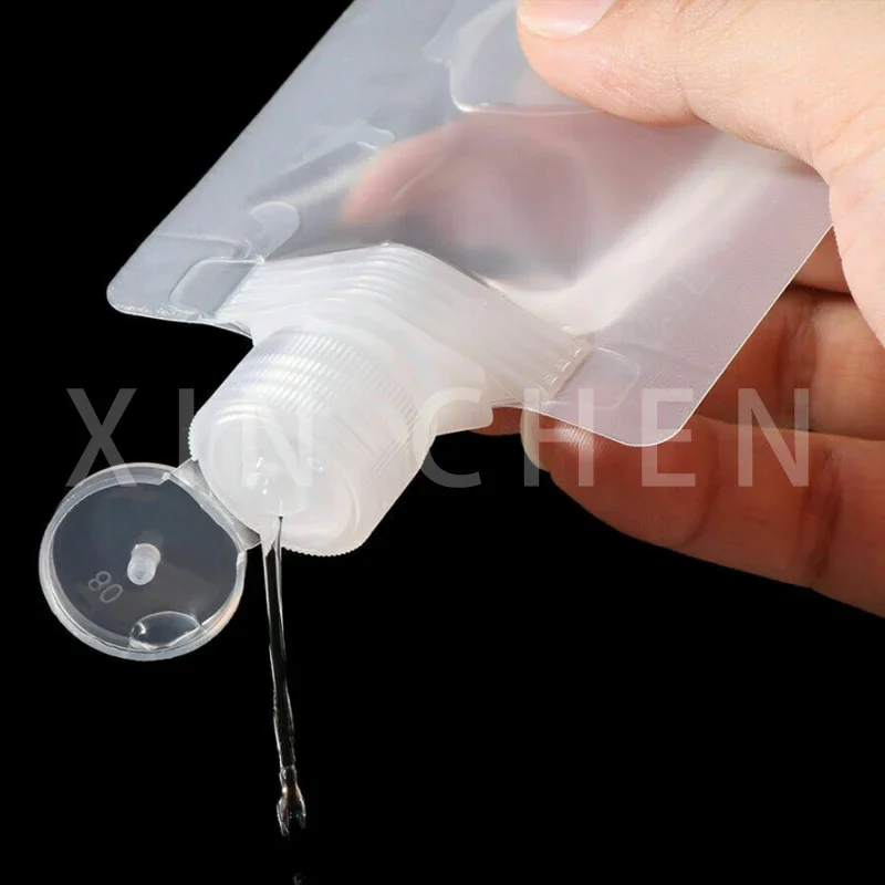 Portable Travel Liquid Packaging Bag 5/10pcs Lotion Dispenser Bag Refillable Shampoo Cosmetic Storage Container 30ml 50ml 100ml refillable liquid container refillable packaging bags