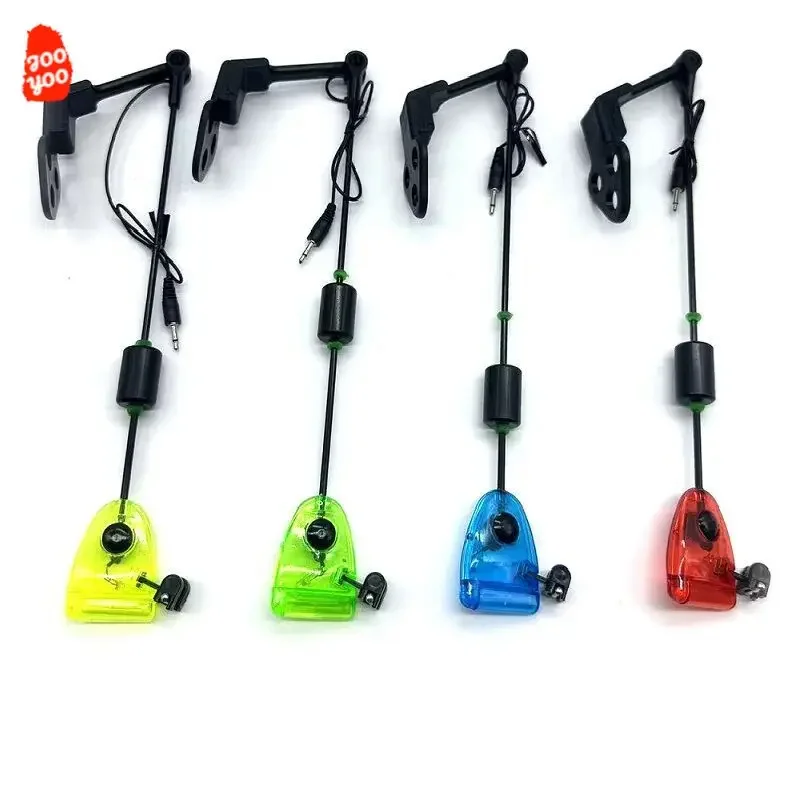 1PC Angeln Alarm Flache Clip Düse Harte Stange Flash Rocker Europäischen Karpfen Meer Angelrute Rocker Edelstahl Spanner Bibliothek angeln