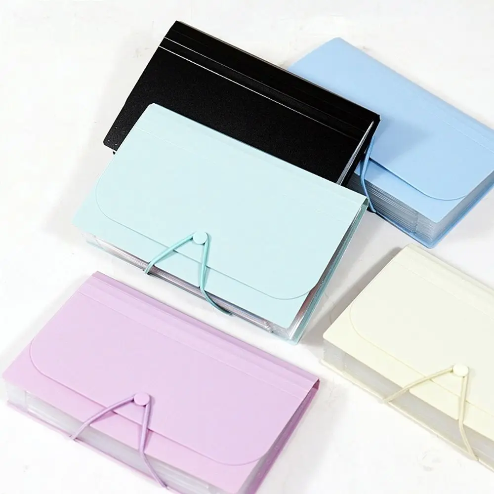 Fashion 7 Layer A6 File Folder Large Capacity Waterproof Organ Bag with Index Tabs Bill Storage Bag