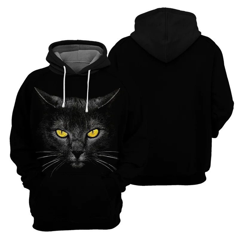 thumbnail image 1 of Sudadera con capucha con estampado 3D de gato británico de pelo corto para hombre, jerseys de manga larga, sudaderas con capucha de gran tamaño con estampado de gatos lindos para primavera y otoño, 1 of 5