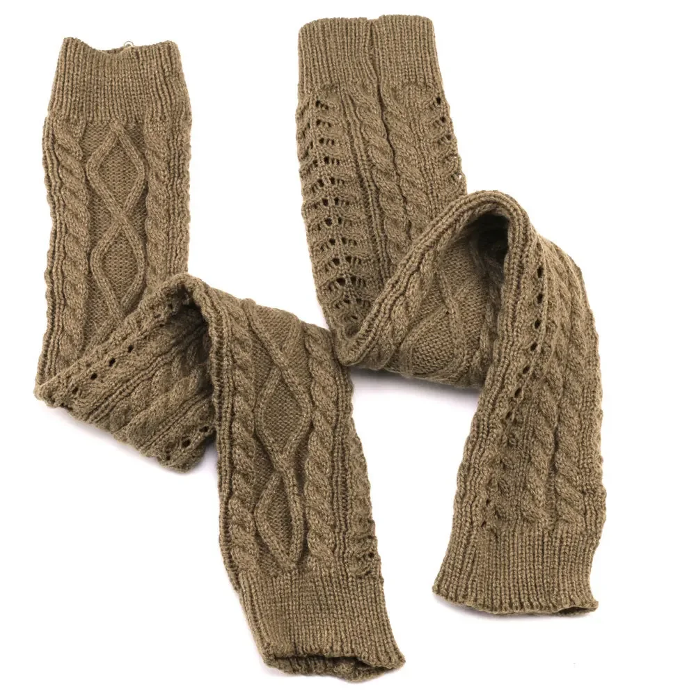 Leg Warmers Womens Gothic style Boots Y2k Accessory Winter Ankle Warm Thermal Ladies Wool above knee high Socks Female Gaiter