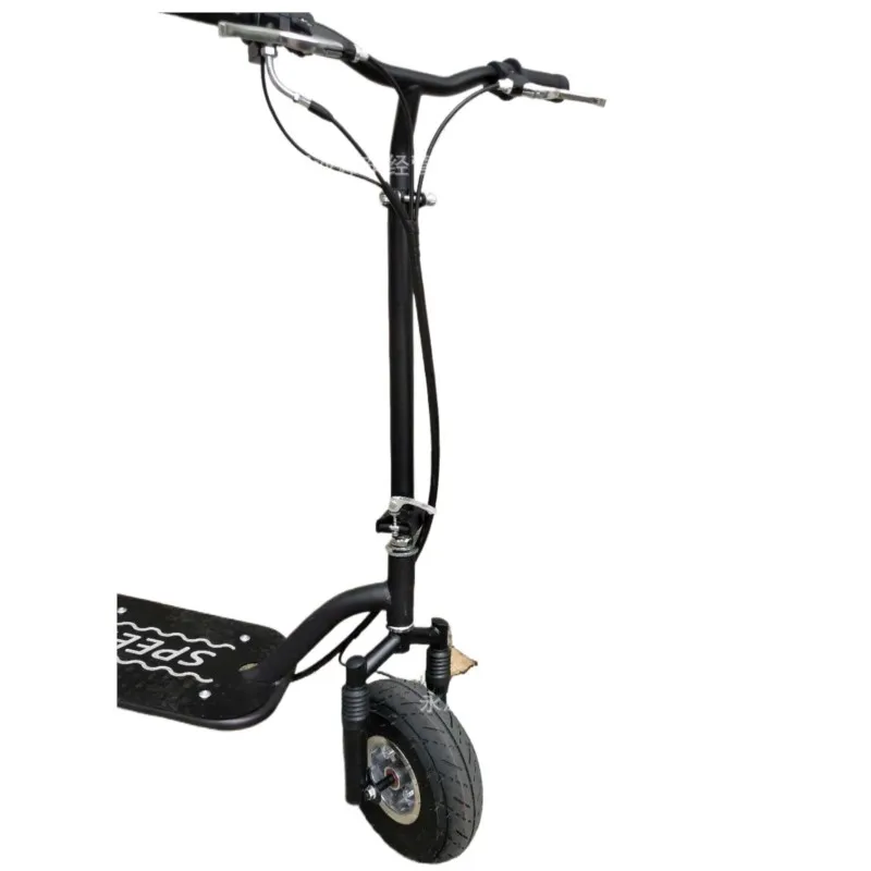 Foldable Two-Wheel Gasoline Scooters Four-Stroke Fuel Power Steam Small Mini Pedal Motorcycle