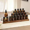 Retro Essential Oil Bottle Storage Box Beauty Salon Wood Split Bottled Display Rack Incense Smoked Storage Rack 4