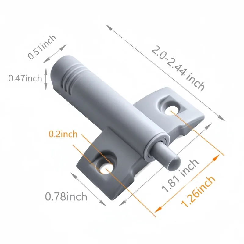 Damper er Soft Quiet Close Invisible Kitchen Cabinet Door Stop Dampers Drawer ers Furniture Hardware Accessories 10PCS