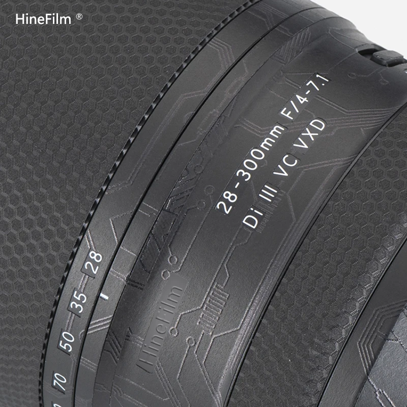 탐론용 Hinefilm 스킨, 28-300 E 렌즈 스티커, 28300 렌즈 스킨 보호대, 28-300mm F/4-7.1 렌즈 랩 커버 스킨, 28 300