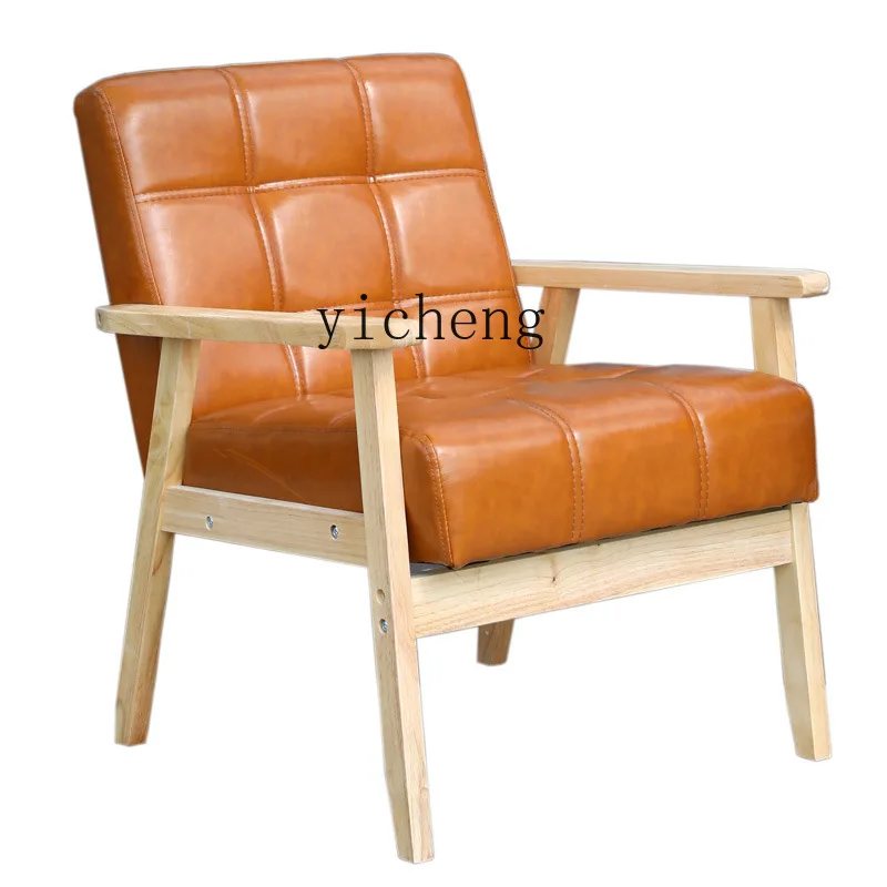 

Tqh Balcony Solid Wood Milk Tea Hotel Hotel Negotiation Table and Chair Kits Clothing Store Combination Leather Couch Kit