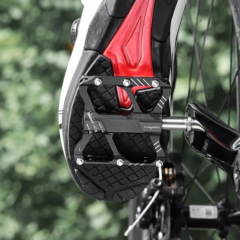 Road Bike Flat Pedals WEST BIKING Lightweight Bicycle Pedals Road