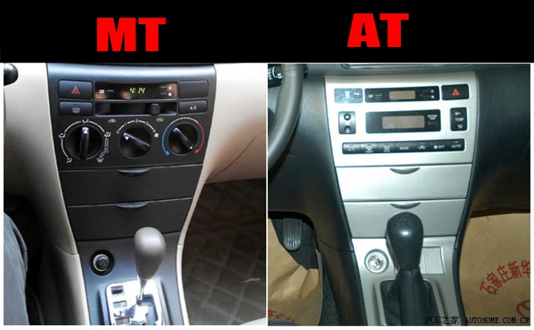 Car Interior Accessories Refit Central Console Dashboard Trim Part For Toyota Corolla RunX E120 2000-2006 Gear shift panel