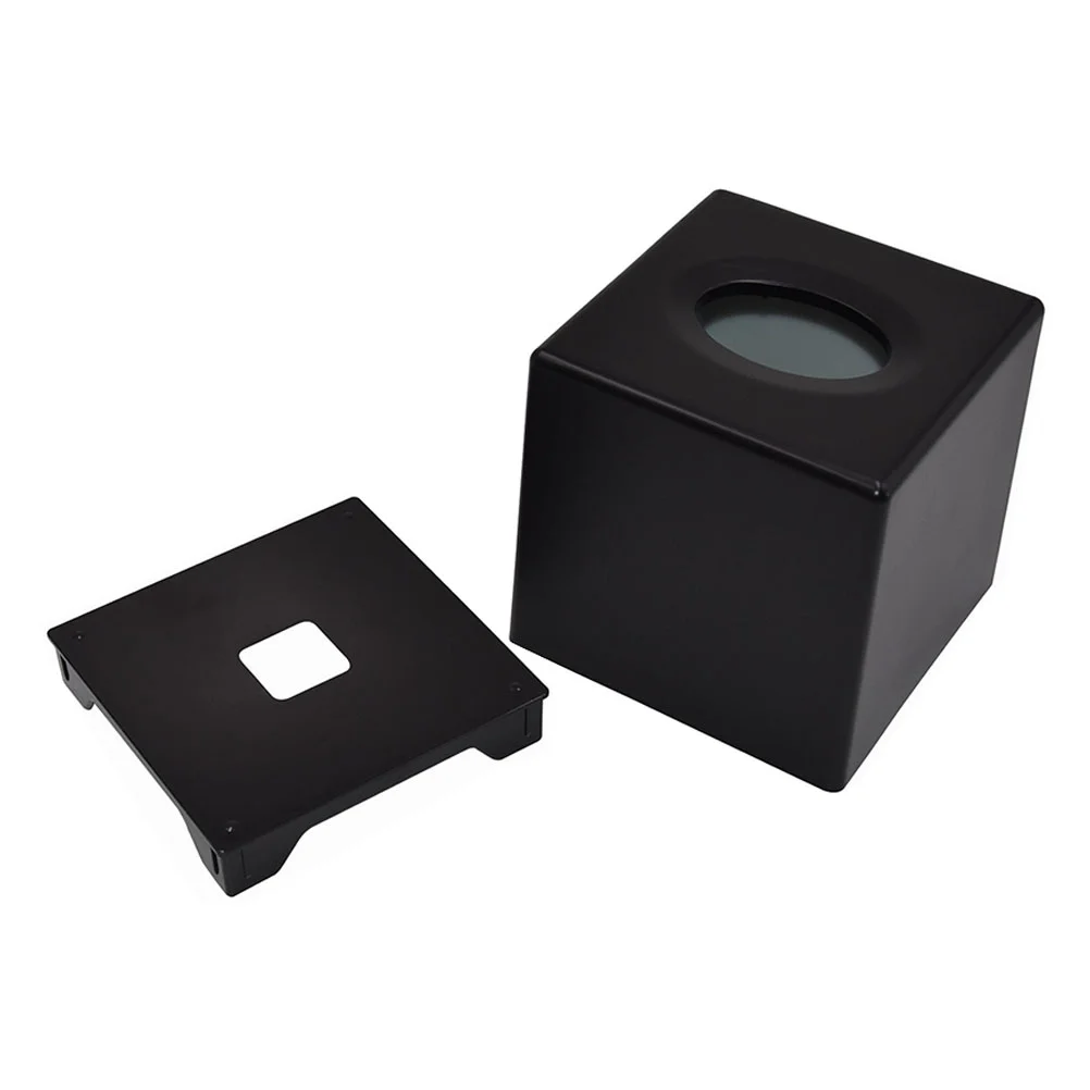

Desktop Roll Paper Case Square Tissue Box Napkin Pull Box Roll Paper Dispenser Paper Organizer