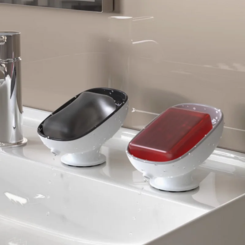 Soap Storage Box – PS Material, Uncovered, Double-Layer with Drainage Plate, Detachable 3