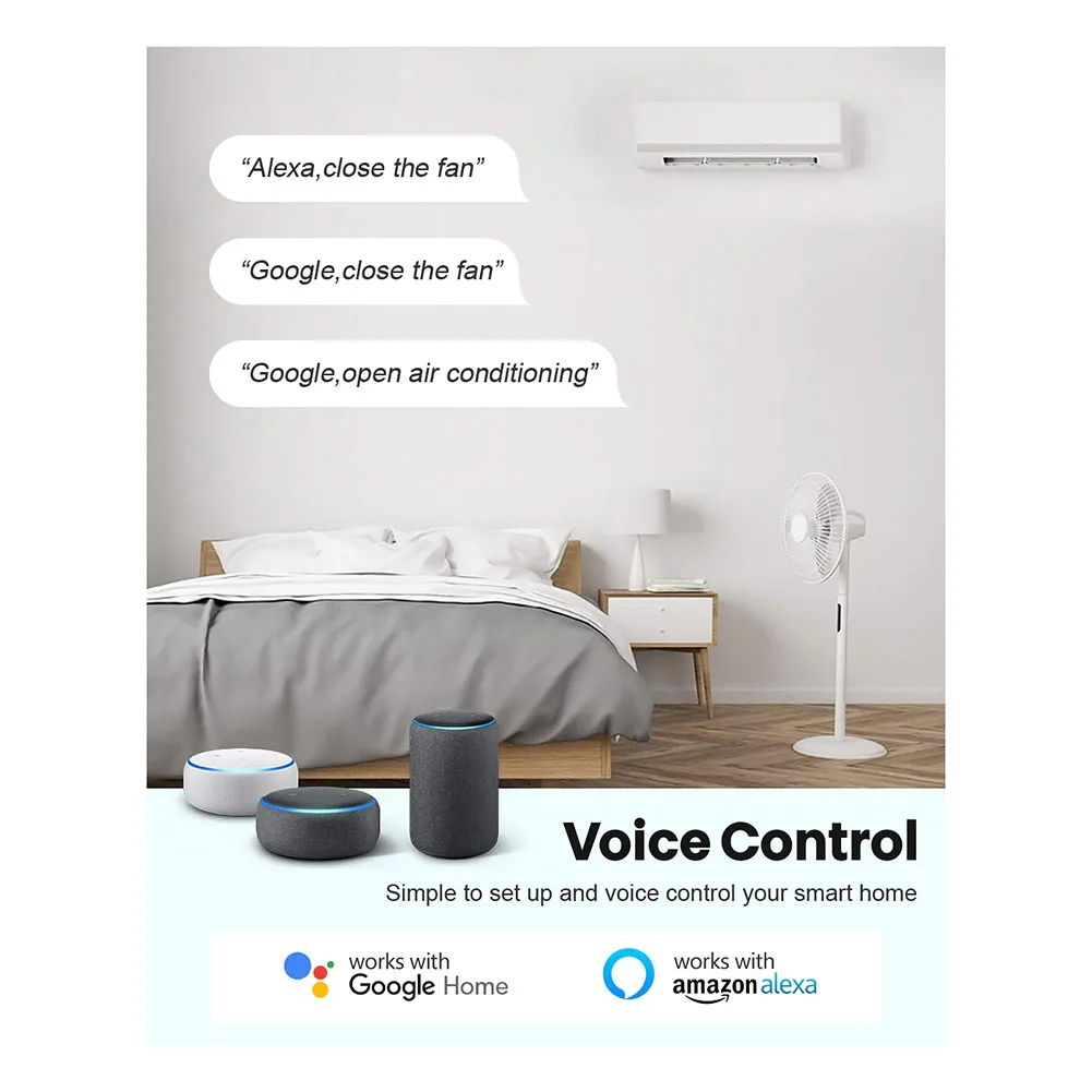 WiFi Smart Power Strip 4 Outlets 3 USB Ports Smart WiFi Power Strip Socket Remote Control WorksAlexa Google Assistant