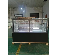 Vitrine d'armoire réfrigérée commerciale, présentoir de gâteaux de boulangerie, vitrine de réfrigérateur, refroidissement par air 2