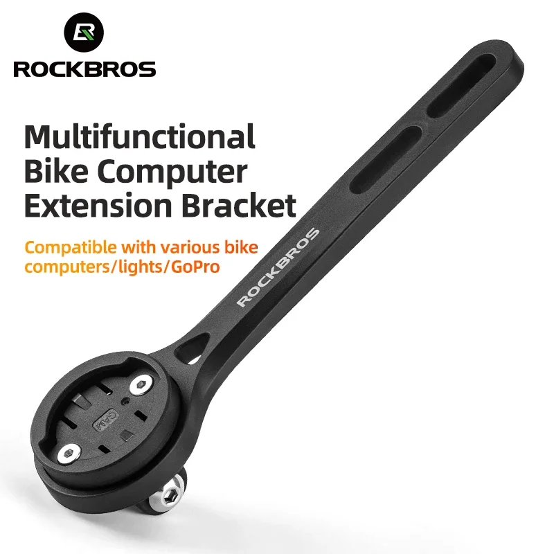 

ROCKBROS Nylon Bicycle Speedometer Holder for Gopro Mount IGS / Garmin / Bryton / Cateye Computer MTB Bike Stopwatch Light Mount