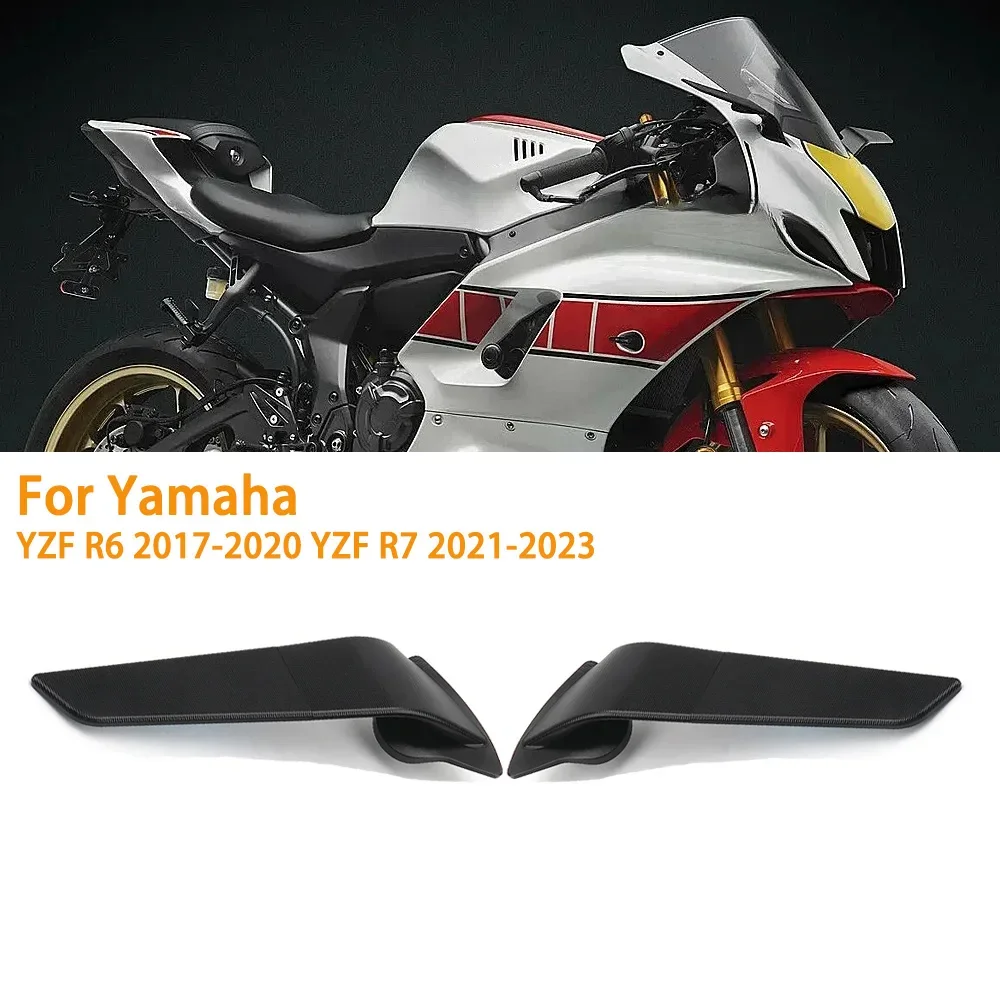 

Motorcycle accessories wind wing Rearview mirror Side Mirrors For Yamaha YZF R7 2021-2023 Yzf R6 2017- 2020 Rear View Mirrors