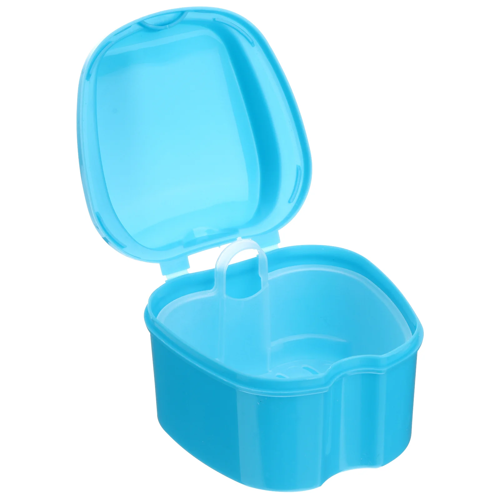 

Denture Bath Box Dental False Teeth Storage Box Cleaning Teeth Case Hanging Net Container Dental Appliance Supplies Oral Hygiene