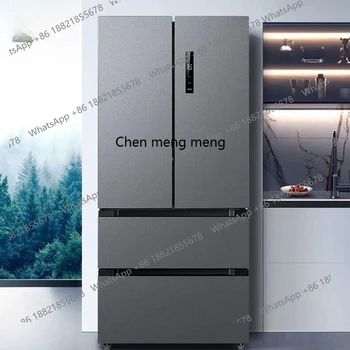 French double-open four-door household refrigerator embedded dual system dual-cycle frost-free first-level frequency conversion