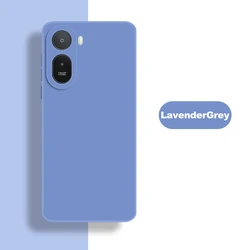 Soft Liquid Silicone Durable Bumper Protective Phone Case for Redmi A7 Pro 4G (Lavender Grey)