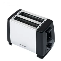 Toaster 2 Slice Wide Slot with 6 Preset Temperature and Timing Small Stainless Steel Bread Toaster with Manual Stop 2