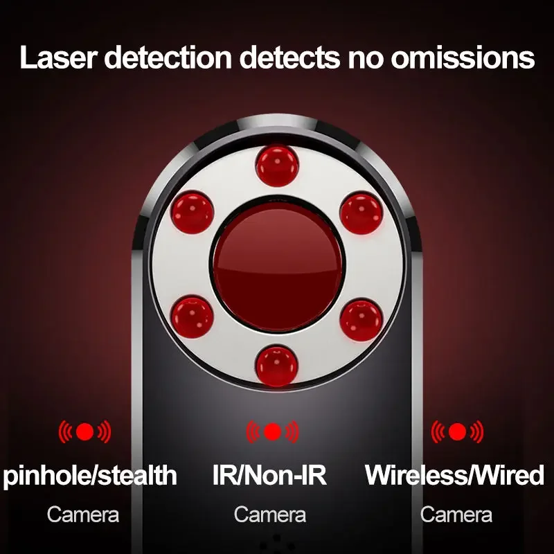 Portable Mini Camera Detector Anti-Candid Camera Detector Hotel Cam Finder With Alarm Anti-Candid Infrared Scanner AK400 Scanner hidden camera detector,infrared camera detector,camera detector