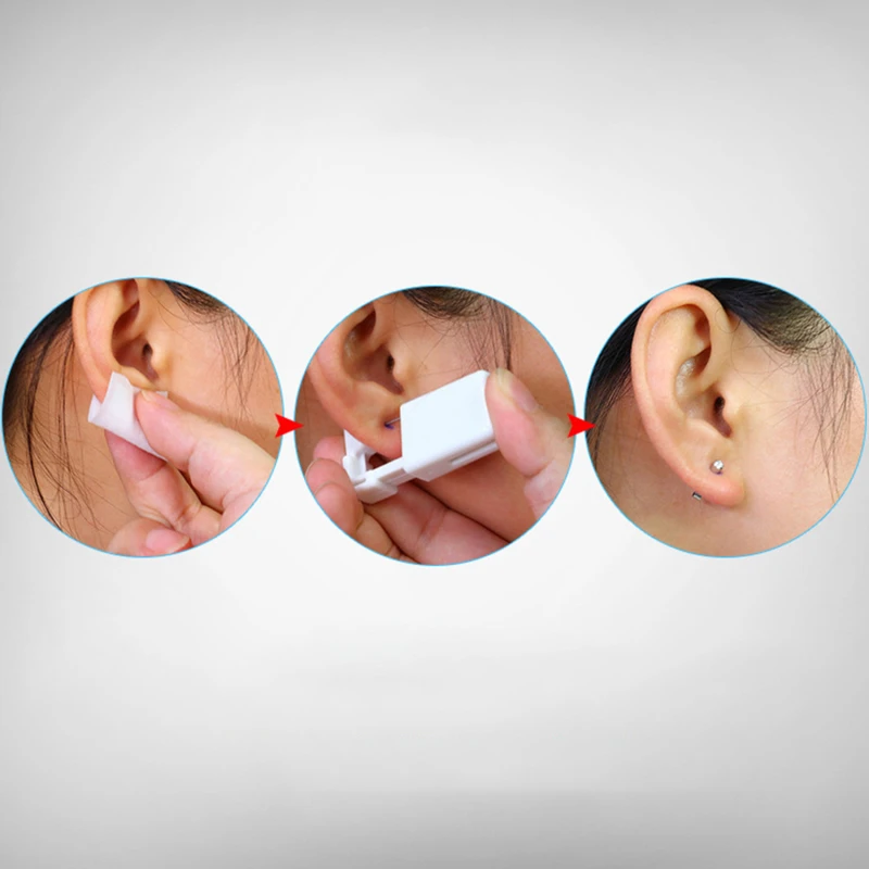 Disposable Ear Piercer Unisex Ear Piercing Tools Cute Simple Practical Convenient and Clean Geometric Type Earring Tool Set 5