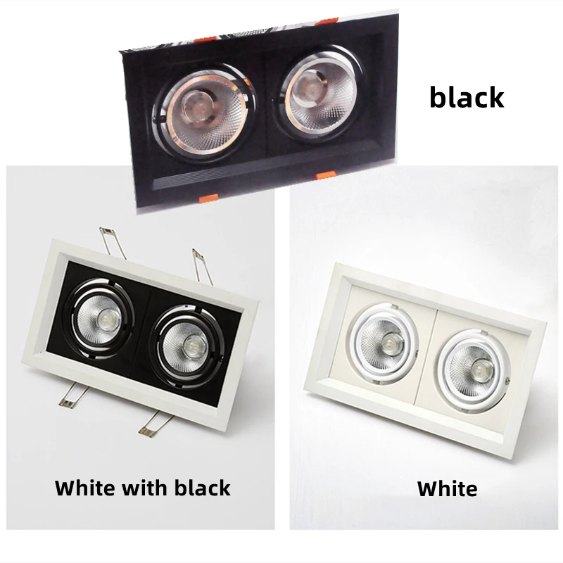 square LED dimmable Ceiling Downlight 1Pcs 5W10W 20W 30w AC85V-265V Recessed LED lamp Spot light For Home Lighting 110V 220V
