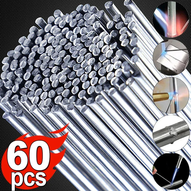 33cm Low Temperature Easy Melt Welding Rods Stainless Steel Aluminum Solder Rod Cored Wire Rods Weld Bar Repairing Agent Kits