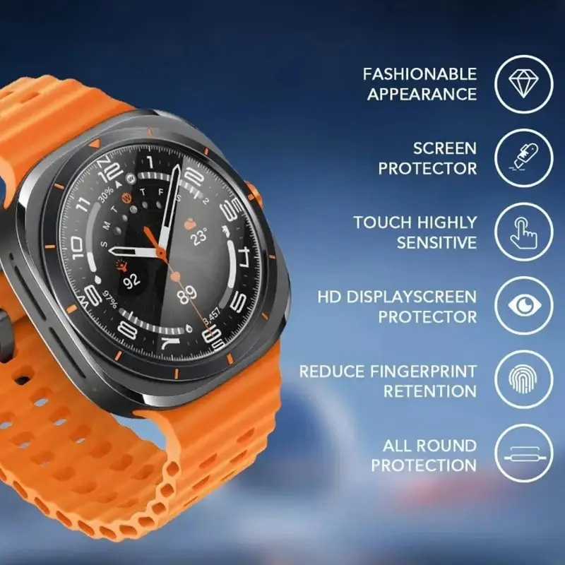 Tempered Glass For Samsung Galaxy Watch 47mm 40mm 44mm 45 46 43 42mm Premium Screen Protector Galaxy Watch Ultra 8 7 6 5 4 Glass - Image 5