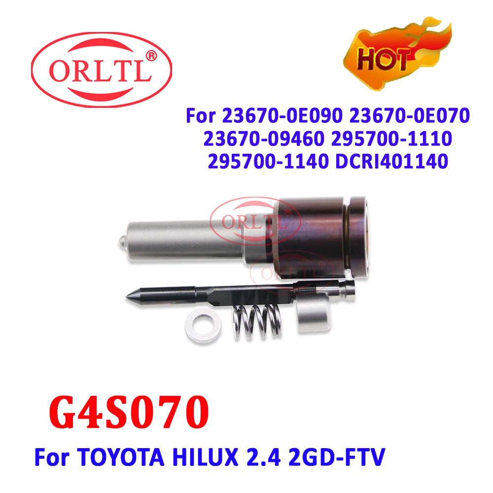 

Форсунка дизельного инжектора ORLTL New G4S070 23670-0E090 топливный инжектор 23670-0E070 23670-09460 Common Rail 23670-09460 для TOYOTA