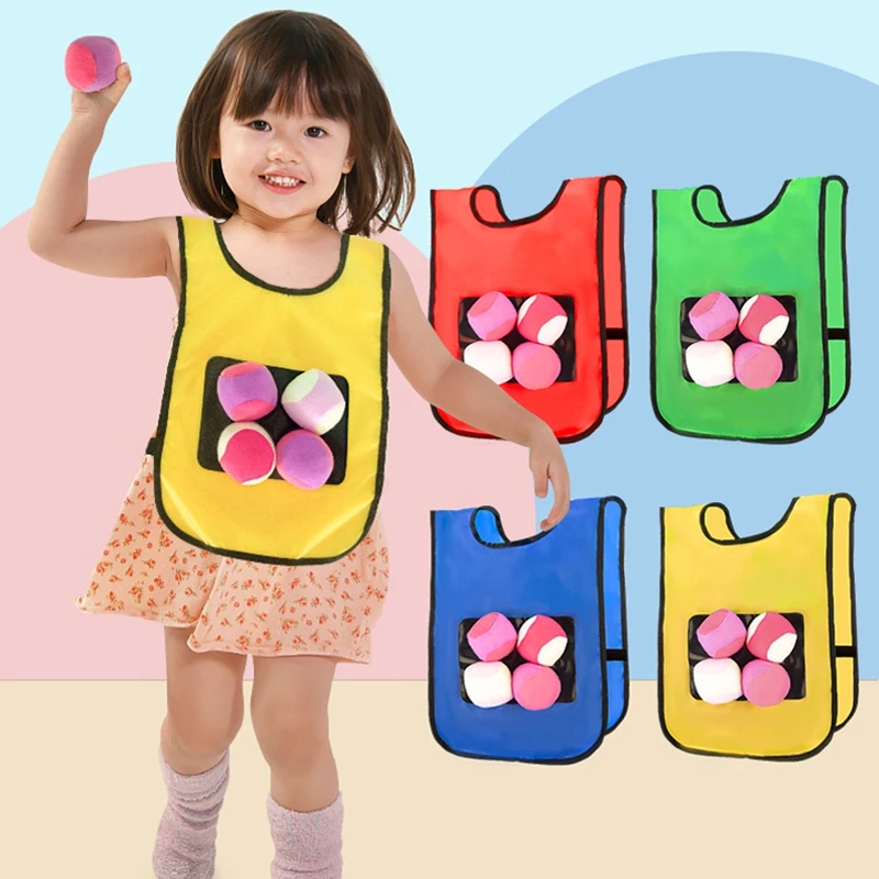 Little Tikes Dodge & Score Target Toss Game with 2 Vests & 6 Balls