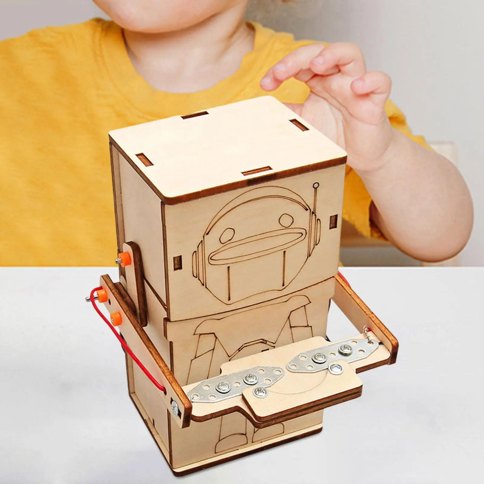 

Robot Savings Bank Science Kits Fun Experiment Model for Children Girls Boys