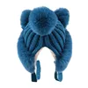 Big Ear Knitted Hat Velvet Warm Knitted Ear Protection Hat Pullover Hat Korean Cute Women's New Pink Plush Ball Hat Winter 6