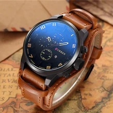 

CURREN Casual Business Watch of Men Top Brand Luxury Leather Strap Men Watch Quartz Waterproof Wristwatch Men Relogio Masculino