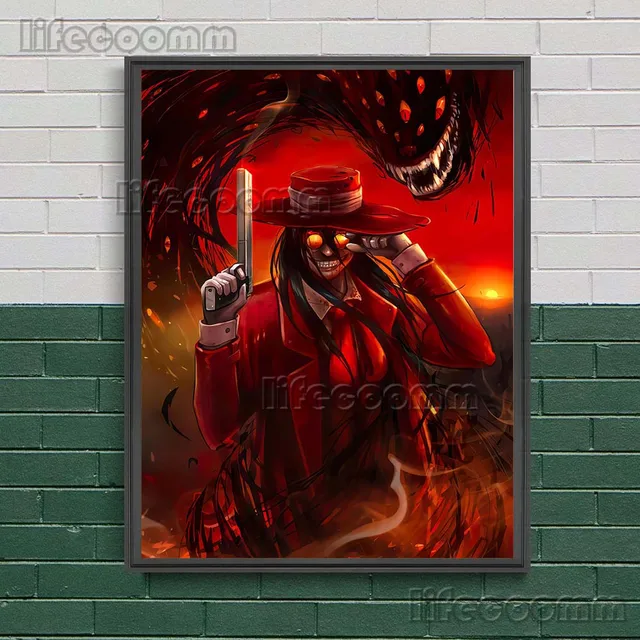 10 PCS/LOT Anime HELLSING Poster Postcart Toy Alucard Victoria Seras  Integra Anderson Stickers 10 Comic Wall Pictures Gift Card - AliExpress