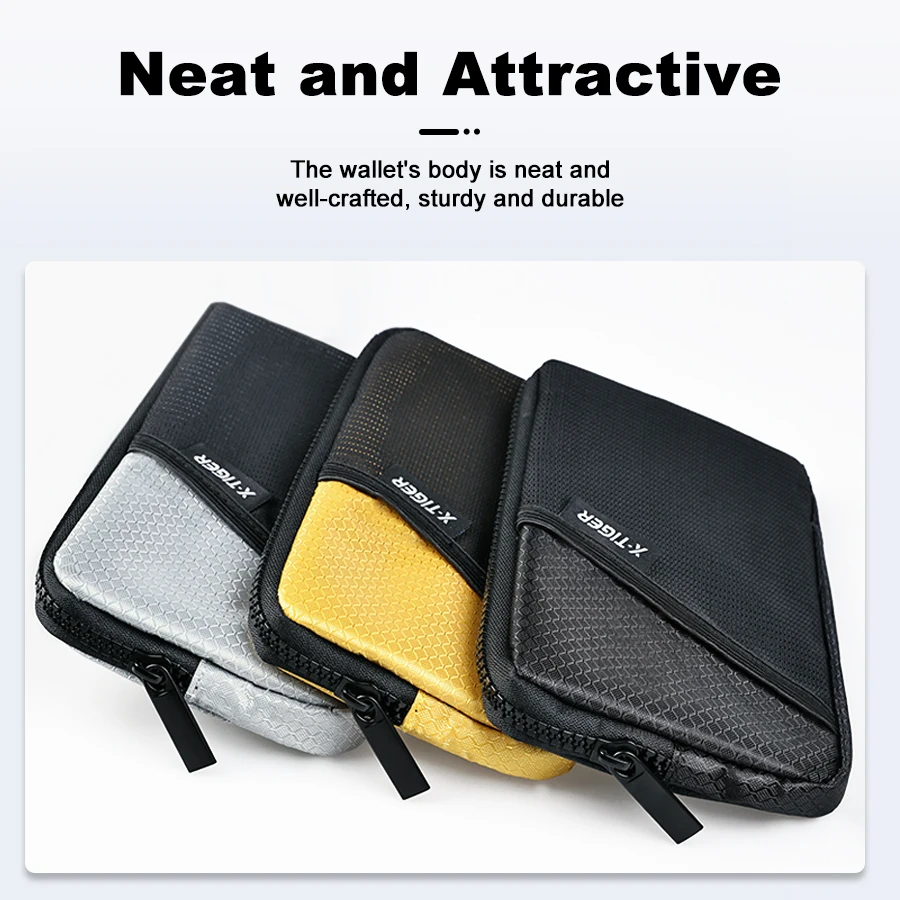 X-TIGER Lightweight Travel Organizer: Portable Document & Passport Holder with Zipper