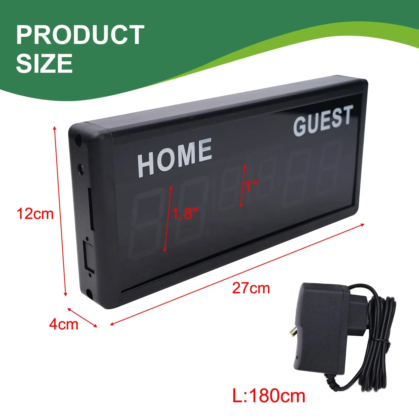 Digital Scoreboard Scoreboard Basketball Digital Electronic Football For Basketball Power Adapter Remote Control