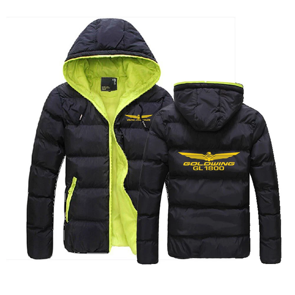 

2023 New Men Goldwing GL 1800 Motocycles Autumn Winter Hot Sale Six-color Cotton Jacket Casual Hooded Solid Color Fashion Tops